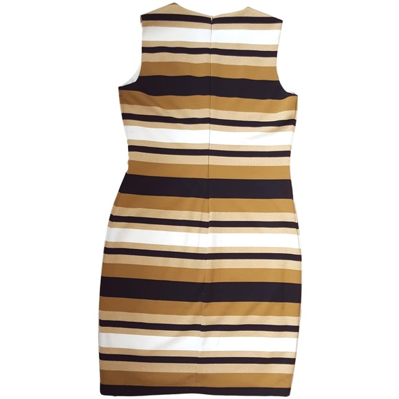 NWT Calvin Klein Striped Sheath Dress - Picture 5 of 5